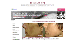 Desktop Screenshot of cosmelannyc.com