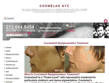 Tablet Screenshot of cosmelannyc.com