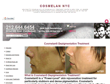 Tablet Screenshot of cosmelannyc.net